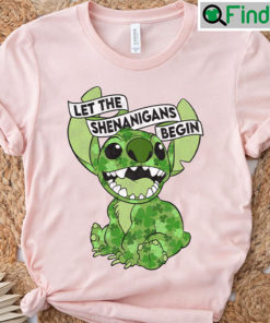 St.Patricks Day Stitch Shenanigans Irish Shamrock Shirt