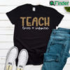 Teach Love Inspire Leopard Funny T shirt Gift For Teacher