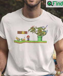 Teenage Mutant Ninja Turtles Mashup Super Mario TMNT T Shirt