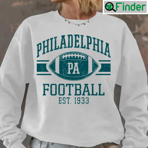 Throwback Philadelphia Football Game Day Crewneck Sweatshirt