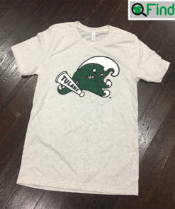 Tulane Green Angry Wave Oatmeal Triblend T shirt 2023