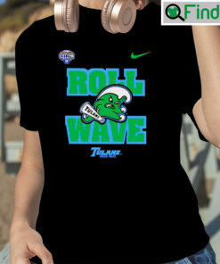 Tulane Green Wave Nike Roll Cotton Bowl Champions 2023 T shirt