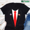 Tuxedo Suit Presidents Day Trump Pin Costume T Shirt