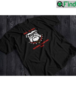 UGA 2023 National Champs Back To T shirt