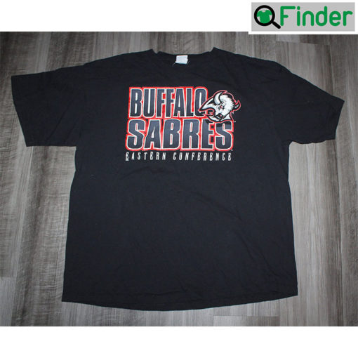 Vintage 90s 2000s Clothing NHL Buffalo Sabres Hockey Retro Logo Print T Shirt