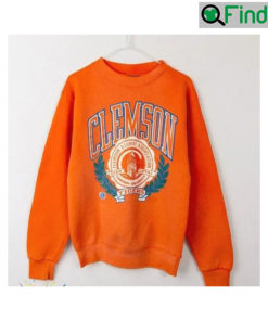 Vintage Clemson Tigers NCAA College Football Sweatshirt