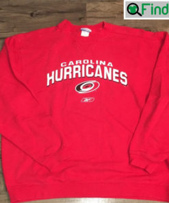 Vintage Hockey Carolina Hurricanes College Fan Crewneck Sweatshirt