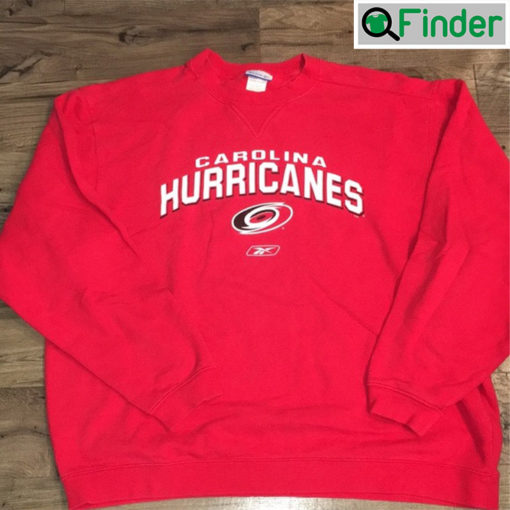 Vintage Hockey Carolina Hurricanes College Fan Crewneck Sweatshirt