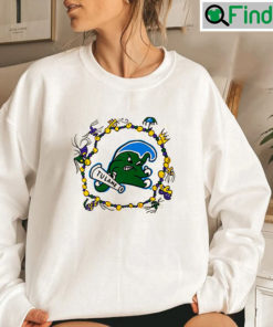 Vintage NCAA Tulane Green Angry Wave 2023 Crewneck Sweatshirt