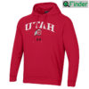 Vintage NCAA University Of Utah Utes Football Logo Pullover Hoodie