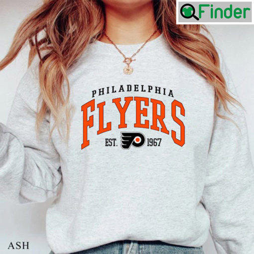 Vintage Philadelphia Flyers EST 1967 Logo 2022 23 NHL Sweatshirt