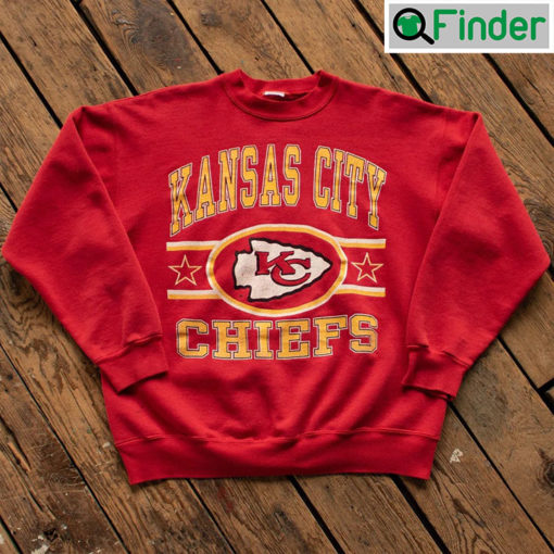 Vintage Style Kansas City Chiefs Football Crewneck Unisex Sweatshirt