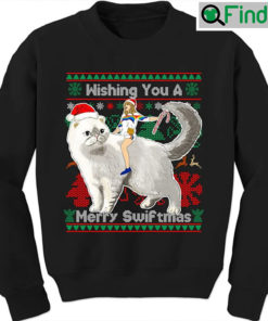 Wishing You Have A Merry Swiftmas Crewneck Taylor Swift Ugly Christmas Sweatshirt