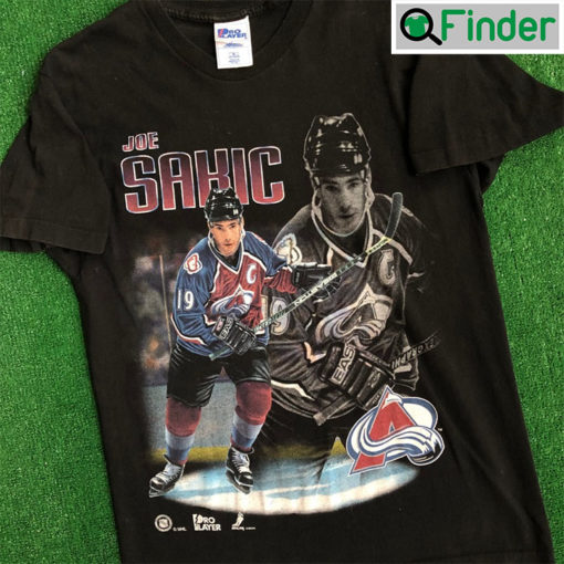 90s Joe Sakic Colorado Avalanche Pro Player T shirt