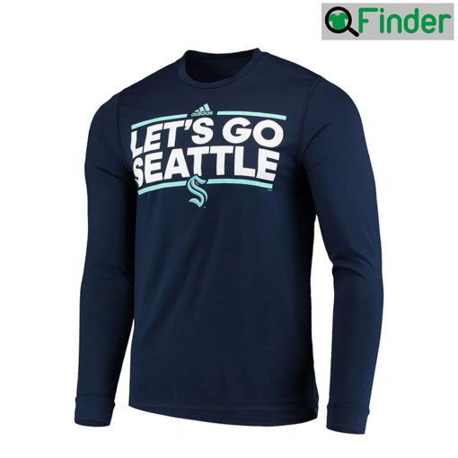 Adidas Lets Go Seattle Kraken T Shirt