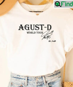 BTS Agust D World Tour T shirt