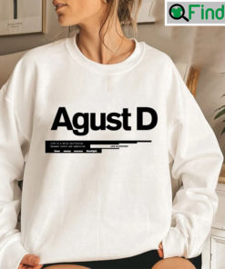 Bangtan Agust D World Tour Concert Sweatshirt
