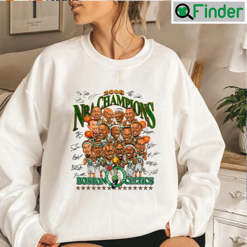 Boston Celtics Basketball 2008 Champions 90s Vintage Unisex Sweatshirt