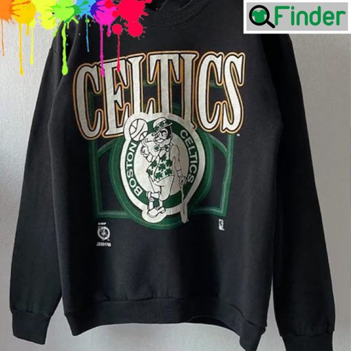 Boston Celtics Basketball Logo Vintage Style Crewneck Sweatshirt 1990s