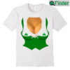 Busty Boobs Irish Waitress St Patricks Day Funny T Shirt