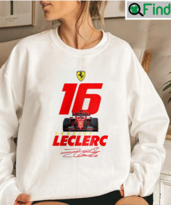 Charles Leclerc 16 Signature Race Car Sweatshirt