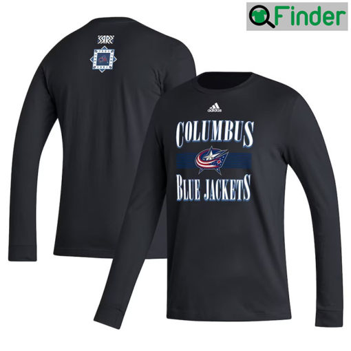 Columbus Blue Jackets Adidas Retro Long Sleeve Shirt