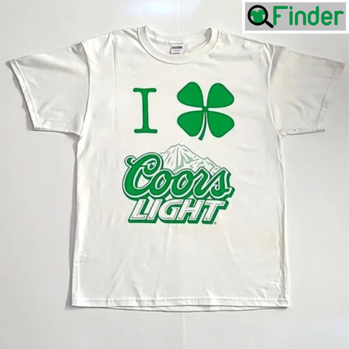 Coors Light Sant Patricks Day Lucky Clover Tee