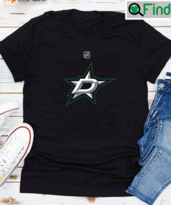 Dallas Stars Ice Hockey 2022 23 Primary Logo T shirt