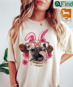 Easter Bunny Ears Cow Head Shirt