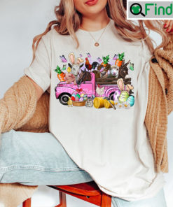 Easter Day Farm Animals Truck T Shirt