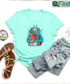 Easter Truck Bunny Tee Shirt