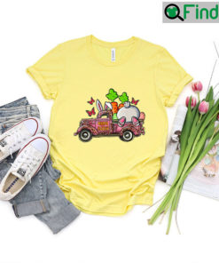 Easter Truck Cute Bunny Shirts