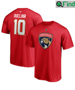 Florida Panthers 10 Anthony Duclair Name Number T shirt