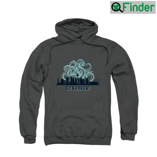 Go Seattle Kraken Tentacles Over The City Hoodiee Power Hoodie