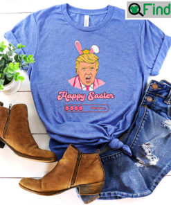 Happy Easter Trump Bunny 2024 Tee Shirt