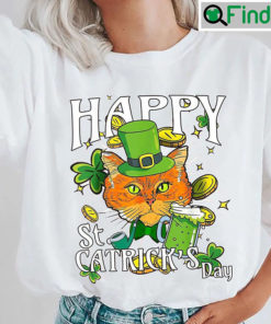 Happy St Catricks Day Lucky Cat Sweatshirt