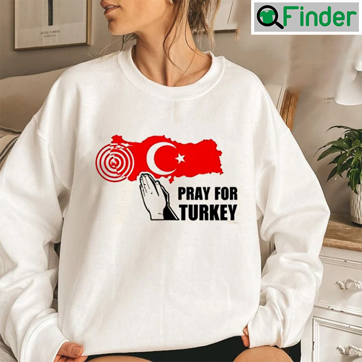 Help For Turkey Earthquake Fundraiser Donation Sweatshirt QFinder