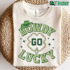 Howdy Go Lucky Western St Patricks Day Shirt