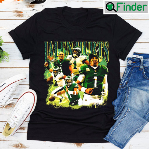 Jalen Hurts Vintage 90s Bootleg Retro Unisex T Shirt