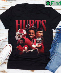 Jalen Hurts Vintage 90s Unisex Graphic Tee Shirt