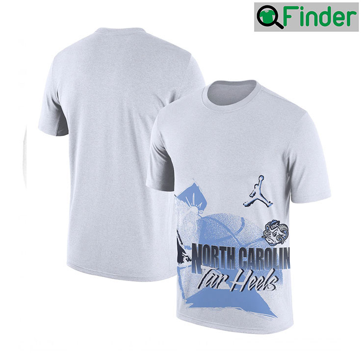 Jordan Brand North Carolina Tar Heels Basketball 90s T Shirt Jordan Brand North Carolina Tar Heels Basketball 90s T Shirt