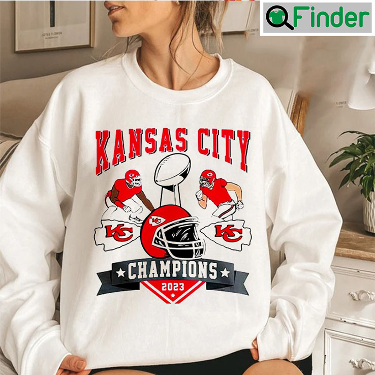 Kansas City Chiefs 2023 Super Bowl LVII Champions Sweatshirt - Q-Finder ...