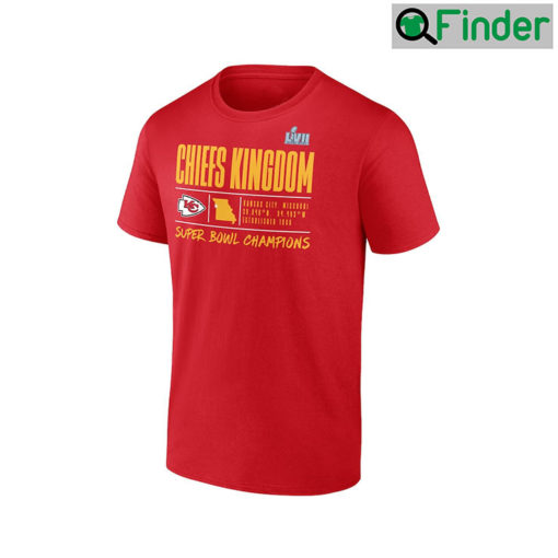 Kansas City Chiefs Kingdom Super Bowl LVII Champions T Shirt