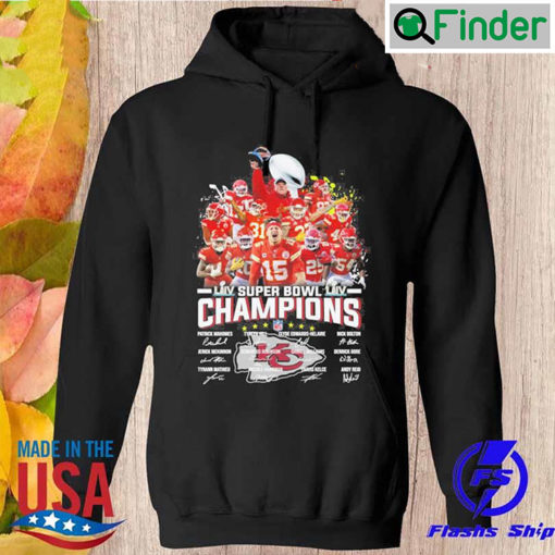 Kansas City Chiefs Super Bowl Champions Signatures 2023 Hoodie