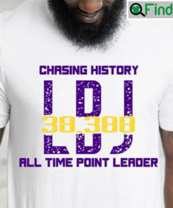 LeBron James All Time Points Leader Breakable Record T shirt