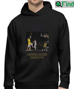 LeBron James NBA All time Scoring Leader Unisex Hoodie