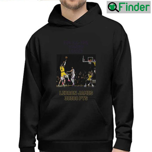 LeBron James NBA All time Scoring Leader Unisex Hoodie