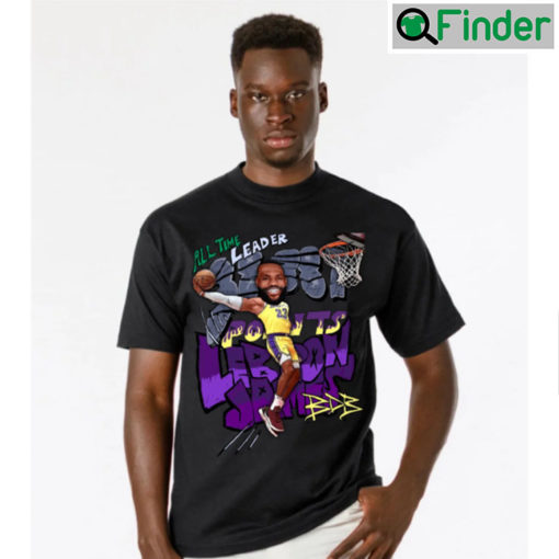 Lebron James King All Time Scoring Leader Champion T Shirt