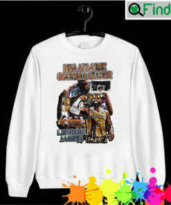 Lebron James NBA ALL Time Scoring Leader Signature Sweatshirt