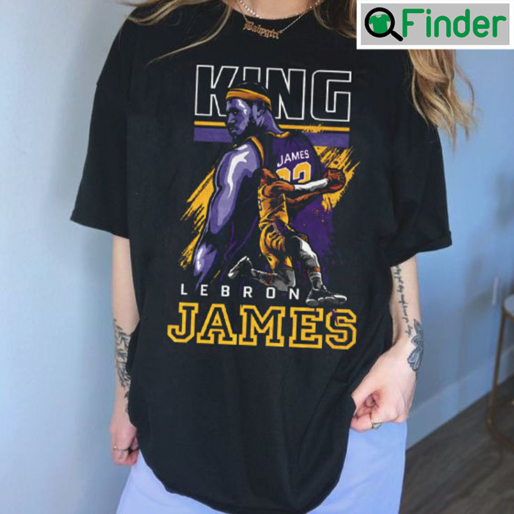 Lebron James Vintage Style Shirt - Q-Finder Trending Design T Shirt